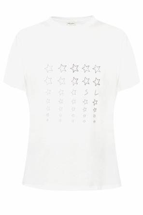 T-shirt with logo and star motif, zdjęcie 1 T-shirt with logo and star motif od Saint Laurent